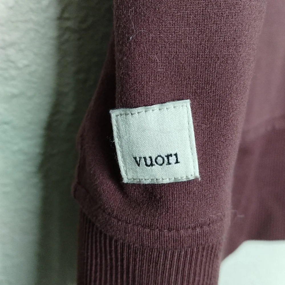 Vuori Eclipse Track Jacket in Fig Women's Size XL